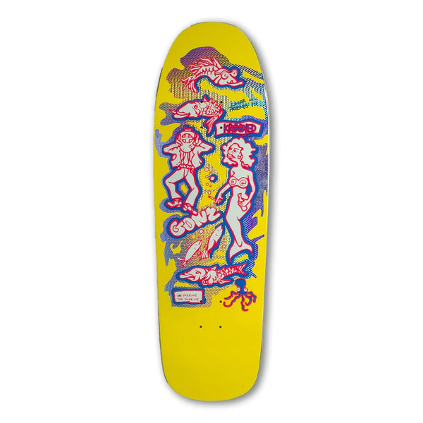 KROOKED X GONZ | COLOUR MY FRIENDS SSD LTD SKATEBOARD DECK. 9.81" X 32" AVAILABLE ONLINE AND IN STORE AT MOMENTUM SKATESHOP IN COTTESLOE, WESTERN AUSTRALIA.