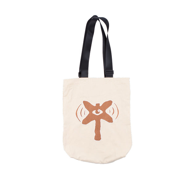 LISTEN | SIGNAL CANVAS BAG. BEIGE AVAILABLE ONLINE AND IN STORE AT MOMENTUM SKATESHOP IN COTTESLOE, WESTERN AUSTRALIA.