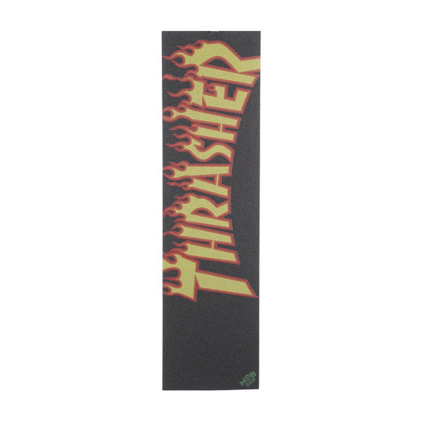 MOB X THRASHER | FLAME GRIPTAPE SHEET. 9" X 33" AVAILABLE ONLINE AND IN STORE AT MOMENTUM SKATESHOP IN COTTESLOE, WESTERN AUSTRALIA.