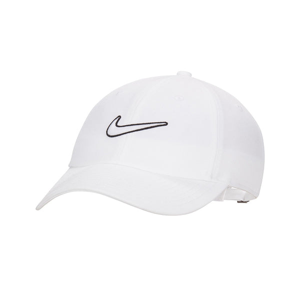 NIKE | CLUB UNSTRUCTURED STRAPBACK SWOOSH CAP. WHITE AVAILABLE ONLINE AND IN STORE AT MOMENTUM SKATESHOP IN COTTESLOE, WESTERN AUSTRALIA.
