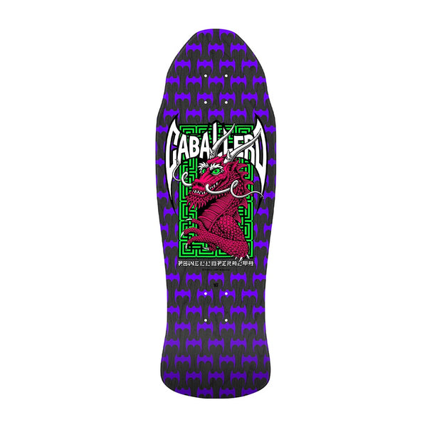 POWELL PERALTA X STEVE CABALLERO | STREET DRAGON REISSUE SKATEBOARD DECK. BLACK STAIN / 9.625" X 29.75" AVAILABLE ONLINE AND IN STORE AT MOMENTUM SKATESHOP IN COTTESLOE, WESTERN AUSTRALIA.