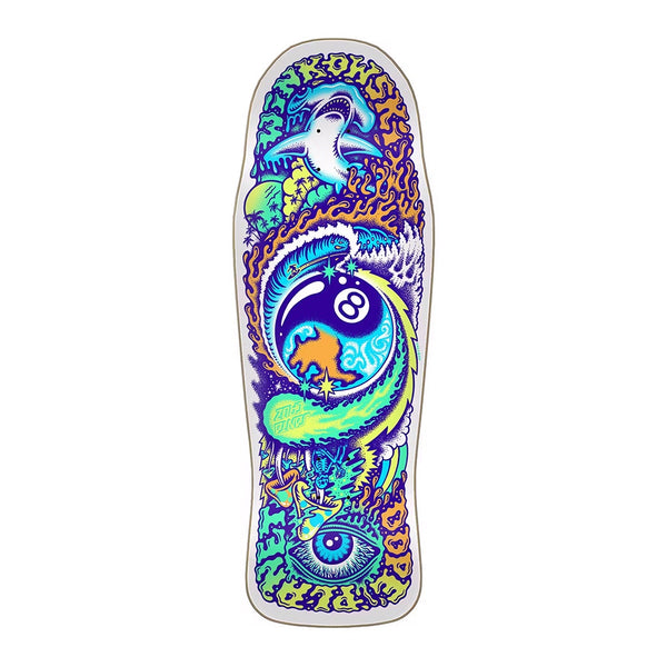 SANTA CRUZ X ERICK WINKOWSKI | DOPE PLANET VX SKATEBOARD DECK. WHITE/10.34" X 30.54" AVAILABLE ONLINE AND IN STORE AT MOMENTUM SKATESHOP IN COTTESLOE, WESTERN AUSTRALIA.