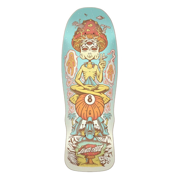SANTA CRUZ X ERICK WINKOWSKI | SPACED OUT SHAPED SKATEBOARD DECK. 10.35" X 30.54" AVAILABLE ONLINE AND IN STORE AT MOMENTUM SKATESHOP IN COTTESLOE, WESTERN AUSTRALIA.