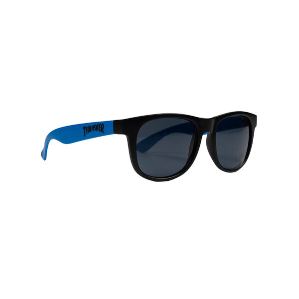 THRASHER | LOGO NOVELTY SUNGLASSES BLUE AVAILABLE ONLINE AND IN STORE AT MOMENTUM SKATESHOP IN COTTESLOE, WESTERN AUSTRALIA.