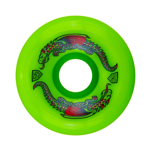 POWELL PERALTA | DRAGON FORMULA SKATEBOARD WHEELS. GREEN / 56MM X 93A AVAILABLE ONLINE AND IN STORE AT MOMENTUM SKATESHOP IN COTTESLOE, WESTERN AUSTRALIA.