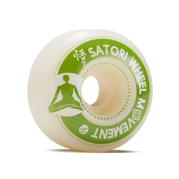 SATORI | MEDITATION SERIES SKATEBOARD WHEELS. 55MM X 98A AVAILABLE ONLINE AND IN STORE AT MOMENTUM SKATESHOP IN COTTESLOE, WESTERN AUSTRALIA.