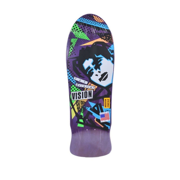 VISION X SCHMITT | MG REISSUE SKATEBOARD DECK. PURPLE STAIN / 10" X 30.25" AVAILABLE ONLINE AND IN STORE AT MOMENTUM SKATESHOP IN COTTESLOE, WESTERN AUSTRALIA.