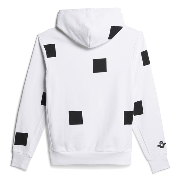 ADIDAS | H SHMOO BOX HOODIE. WHITE/BLACK AVAILABLE ONLINE AND IN STORE AT MOMENTUM SKATESHOP IN COTTESLOE, WESTERN AUSTRALIA. SHOP ONLINE NOW: www.momentumskate.com.au