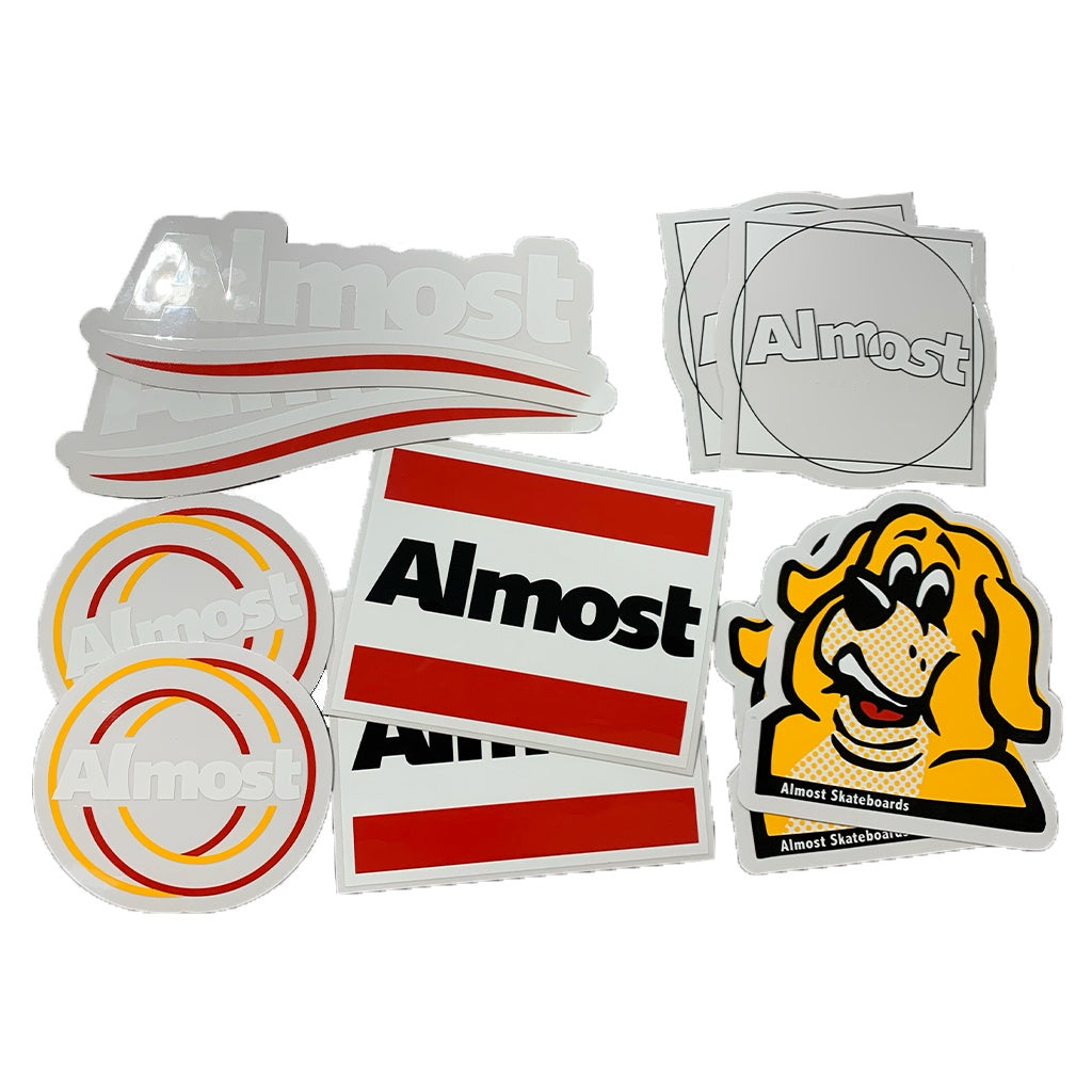 ALMOST | INTERACTIVE ASSORTED 10 PACK DIE CUT VINYL STICKERS – Momentum ...