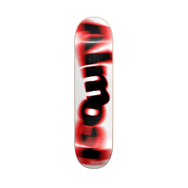 ALMOST | SPIN BLUR LOGO HYB SKATEBOARD DECK. RED / 7.75" X 31.2" AVAILABLE ONLINE AND IN STORE AT MOMENTUM SKATESHOP IN COTTESLOE, WESTERN AUSTRALIA.