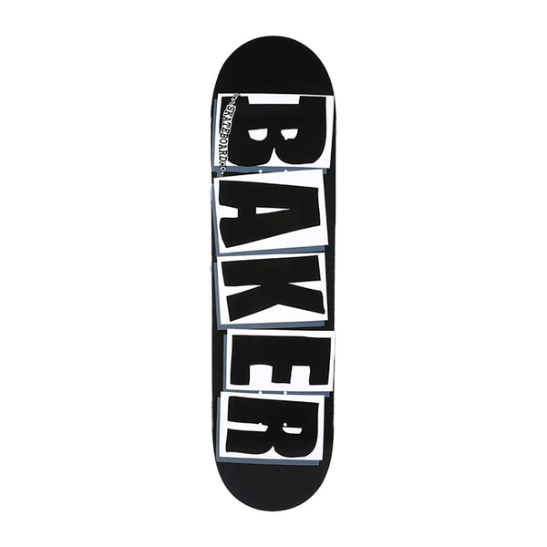 BAKER | OG BRAND LOGO SKATEBOARD DECK. BLACK-WHITE / 8.0" X 31.5" AVAILABLE ONLINE AND IN STORE AT MOMENTUM SKATESHOP IN COTTESLOE, WESTERN AUSTRALIA.