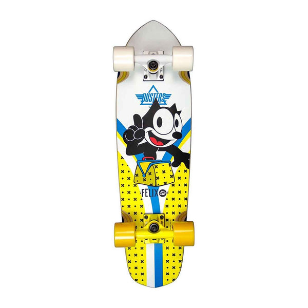 DUSTERS X FELIX THE CAT - FLASHBACK FELIX CRUISER SKATEBOARD: 28.0" AVAILABLE ONLINE AND IN STORE AT MOMENTUM SKATESHOP IN COTTESLOE, WESTERN AUSTRALIA.