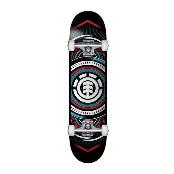 ELEMENT | HATCHED COMPLETE SKATEBOARD. RED-BLUE / 8.0" X 31.75" AVAILABLE ONLINE AND IN STORE AT MOMENTUM SKATESHOP IN COTTESLOE, WESTERN AUSTRALIA.
