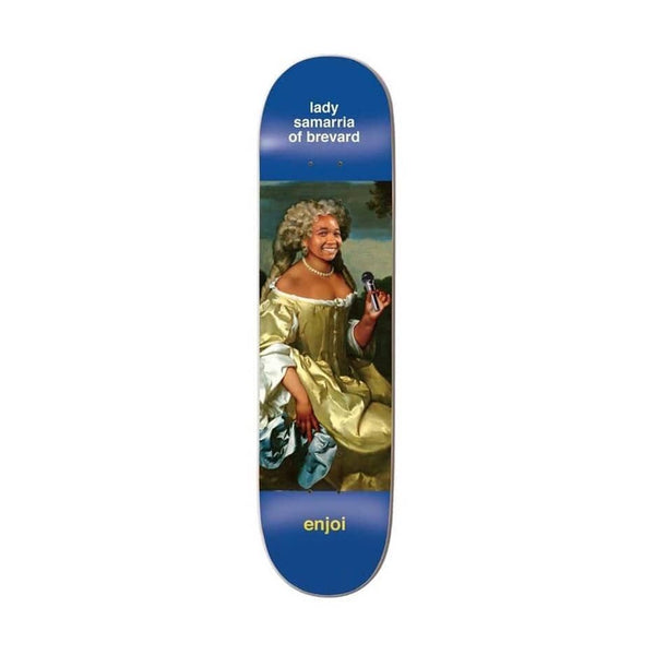 ENJOI - SAMARRIA BREVARD RENAISSANCE IMPACT LIGHT SKATEBOARD DECK. 8.0" X 31.6" AVAILABLE ONLINE AND IN STORE AT MOMENTUM SKATESHOP IN COTTESLOE, WESTERN AUSTRALIA.