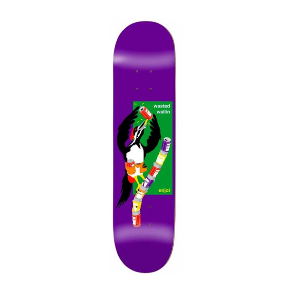 ENJOI - ZACK WALLIN PARTY ANIMAL R7 SKATEBOARD DECK. 8.0" X 31.6" AVAILABLE ONLINE AND IN STORE AT MOMENTUM SKATESHOP IN COTTESLOE, WESTERN AUSTRALIA.