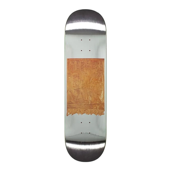 FUCKING AWESOME - GOLD HIEROGLYPHIC SKATEBOARD DECK. 8.5" X 31.91" AVAILABLE ONLINE AND IN STORE AT MOMENTUM SKATESHOP IN COTTESLOE, WESTERN AUSTRALIA.