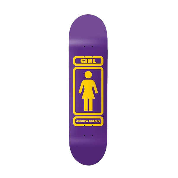 GIRL X ANDREW BROPHY | 93 TILL WR40 SKATEBOARD DECK. 7.75" AVAILABLE ONLINE AND IN STORE AT MOMENTUM SKATESHOP IN COTTESLOE, WESTERN AUSTRALIA.