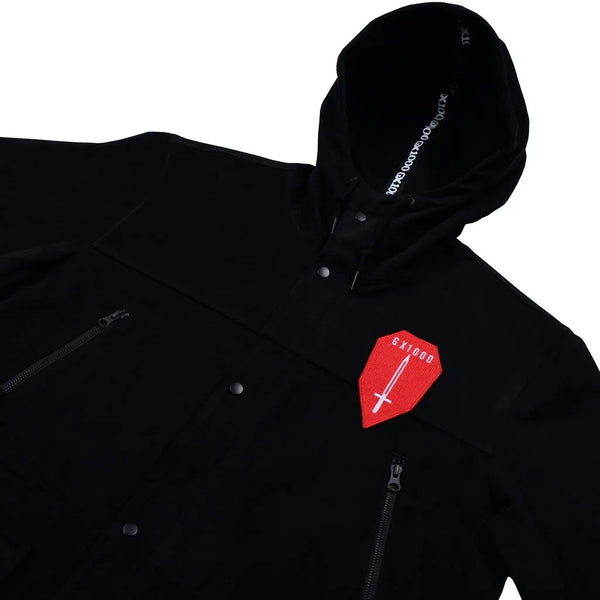 GX1000 | UNLINED PARKA JACKET. BLACK AVAILABLE ONLINE AND IN STORE AT MOMENTUM SKATESHOP IN COTTESLOE, WESTERN AUSTRALIA. SHOP ONLINE NOW: www.momentumskate.com.au