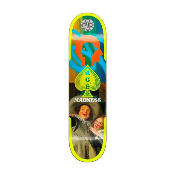 MADNESS - ACE PELKA SPACE R7 SKATEBOARD DECK. 8.75" X 31.9" AVAILABLE ONLINE AND IN STORE AT MOMENTUM SKATESHOP IN COTTESLOE, WESTERN AUSTRALIA.