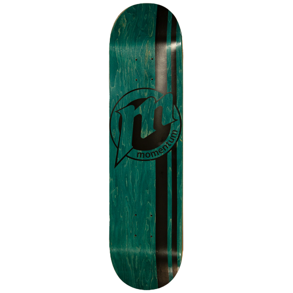 MOMENTUM | CIRCLE LOGO SKATEBOARD DECK. GREEN / 8.0" X 31.625" AVAILABLE ONLINE AND IN STORE AT MOMENTUM SKATESHOP IN COTTESLOE, WESTERN AUSTRALIA.