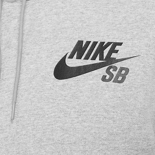 NIKE SB | ICON PULLOVER SKATE HOODIE. DARK GREY HEATHER/BLACK AVAILABLE ONLINE AND IN STORE AT MOMENTUM SKATESHOP IN COTTESLOE, WESTERN AUSTRALIA. SHOP ONLINE NOW: www.momentumskate.com.au