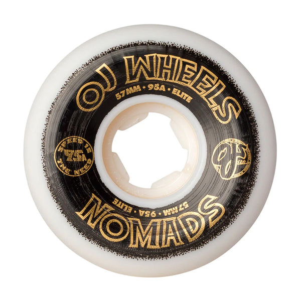 OJ | ELITE NOMADS SKATEBOARD WHEELS. 57MM X 95A AVAILABLE ONLINE AND IN STORE AT MOMENTUM SKATESHOP IN COTTESLOE, WESTERN AUSTRALIA.