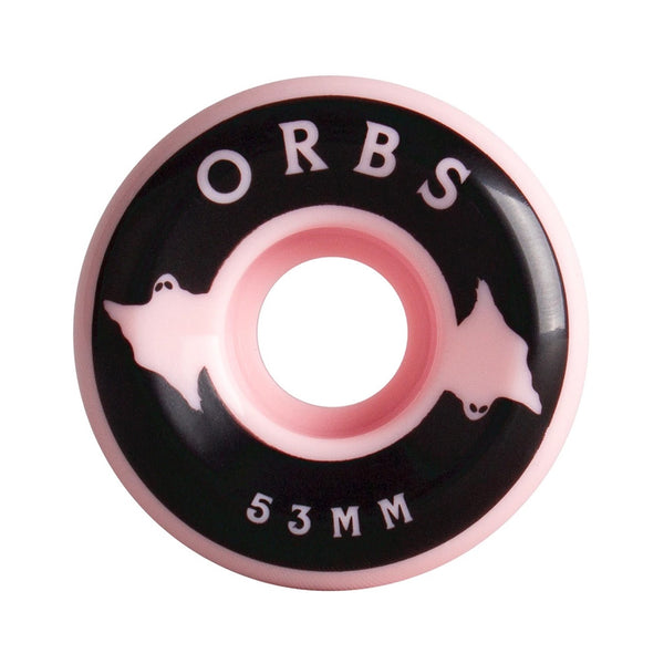 ORBS | SPECTERS SKATEBOARD WHEELS. PINK / 53MM 99A AVAILABLE ONLINE AND IN STORE AT MOMENTUM SKATESHOP IN COTTESLOE, WESTERN AUSTRALIA.