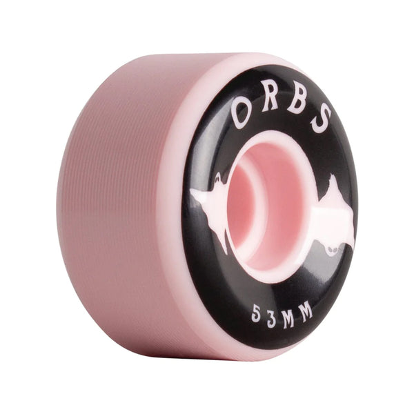 ORBS | SPECTERS SKATEBOARD WHEELS. PINK / 53MM 99A AVAILABLE ONLINE AND IN STORE AT MOMENTUM SKATESHOP IN COTTESLOE, WESTERN AUSTRALIA.