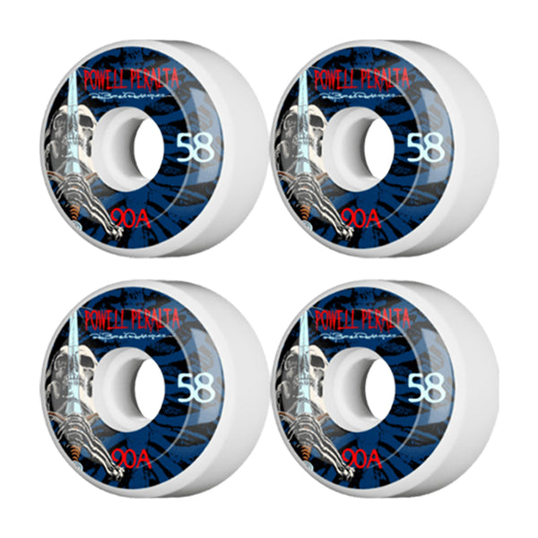POWELL PERALTA X RAY RODRIGUEZ | SKULL & SWORD CLASSIC SKATEBOARD WHEELS. 58MM X 90A AVAILABLE ONLINE AND IN STORE AT MOMENTUM SKATESHOP IN COTTESLOE, WESTERN AUSTRALIA.