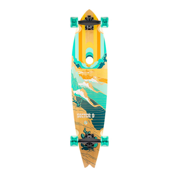 SECTOR 9 | BAJA OFFSHORE COMPLETE SKATEBOARD. 39.5" X 9.375" AVAILABLE ONLINE AND IN STORE AT MOMENTUM SKATESHOP IN COTTESLOE, WESTERN AUSTRALIA.