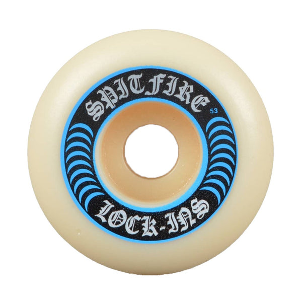 SPITFIRE | FORMULA FOUR LOCK-INS SKATEBOARD WHEELS. 53MM X 99A AVAILABLE ONLINE AND IN STORE AT MOMENTUM SKATESHOP IN COTTESLOE, WESTERN AUSTRALIA.
