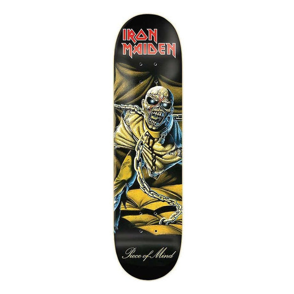 ZERO X IRON MAIDEN | PIECE OF MIND SKATEBOARD DECK. 8.375" X 31.75" AVAILABLE ONLINE AND IN STORE AT MOMENTUM SKATESHOP IN COTTESLOE, WESTERN AUSTRALIA.