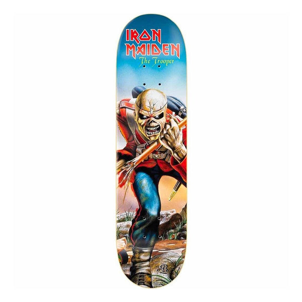ZERO X IRON MAIDEN | THE TROOPER SKATEBOARD DECK. 8.25" X 31.9" AVAILABLE ONLINE AND IN STORE AT MOMENTUM SKATESHOP IN COTTESLOE, WESTERN AUSTRALIA.